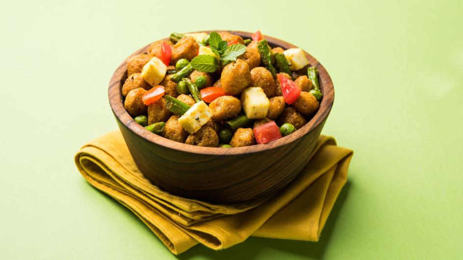 Soya Salad Bhel Recipe