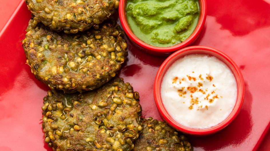 Sprouts And Spring Onion Tikki Recipe (Diabetic Friendly)