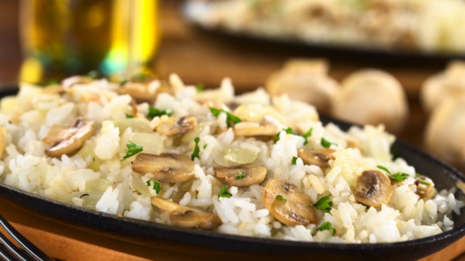 Chilli Mushroom Fried Rice Recipe