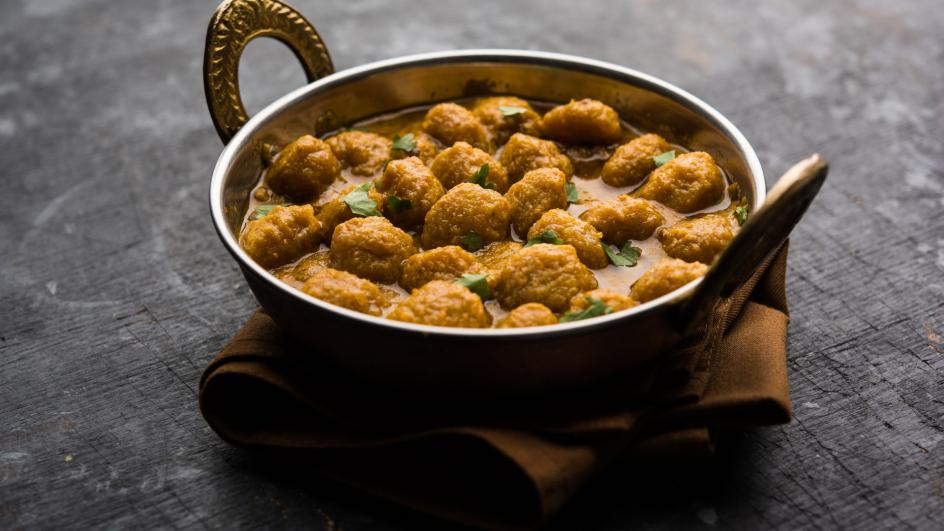 Soya Nuggets Curry Recipe