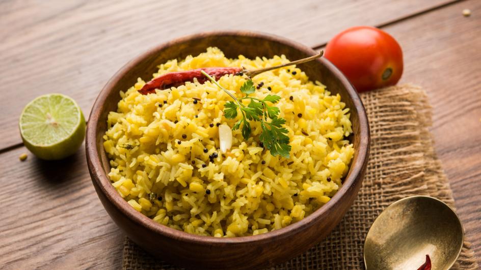Crunchy Moong Dal Khichdi Recipe