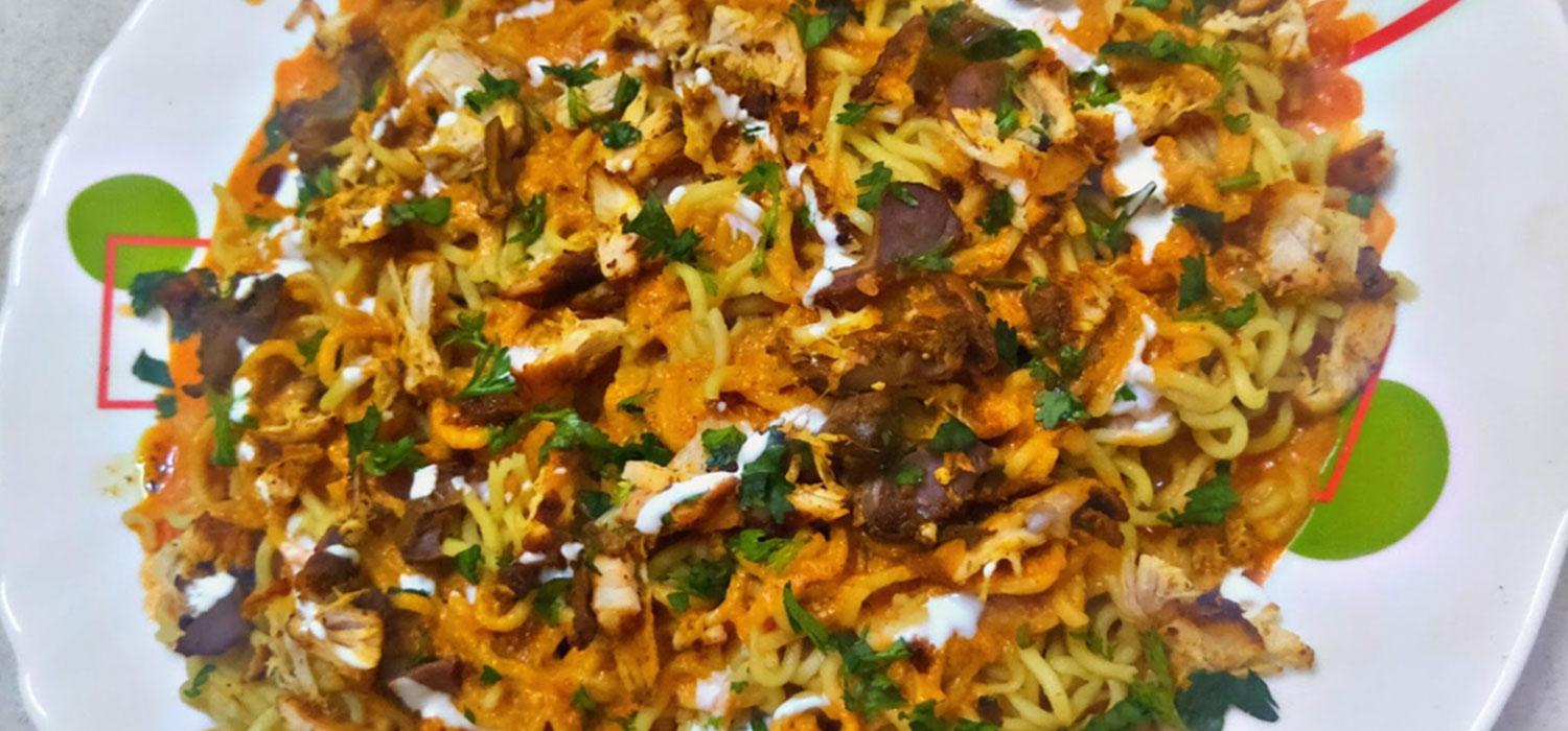 Bhoot Jolokia Flavoured Makhani Chicken MAGGI Recipe