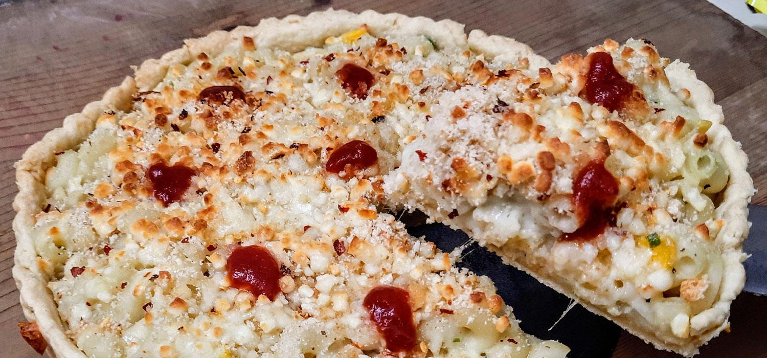 Baked Mac & Cheese Pie Recipe