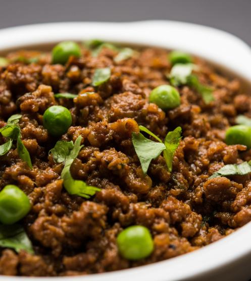 Soya Keema Matar-Plating