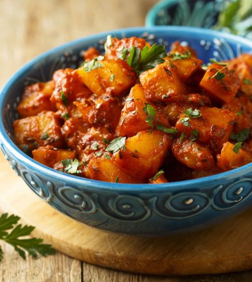Achari Aloo-Plating