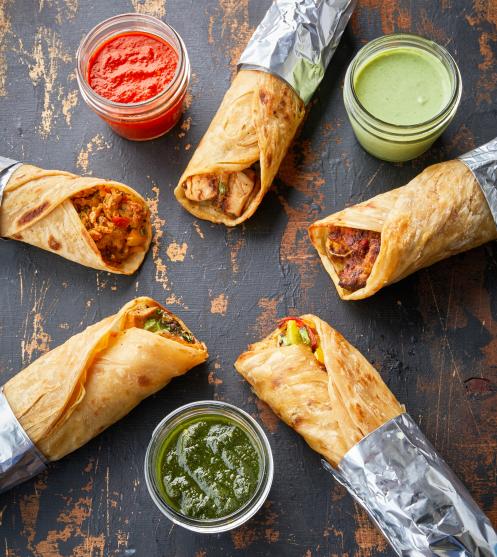 Chicken Kathi Rolls Recipe (Diabetic Friendly)