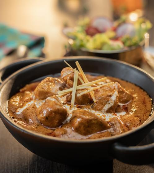 Butter Chicken Plating
