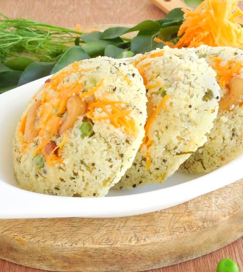Rava Idli-Plating