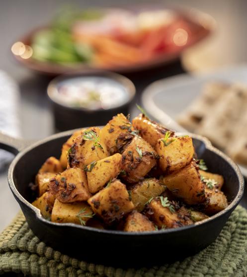 Jeera Aloo Plating Image