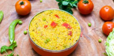 Khichuri with Salsa Twist Recipe