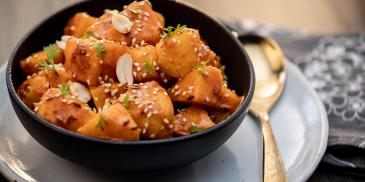 Sesame Peanut Jeera Aloo Recipe