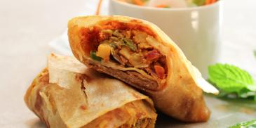 Soya Shammi Kathi Roll Recipe