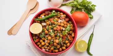 Chole Chana Chaat Recipe (Diabetic Friendly)