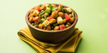 Soya Salad Bhel Recipe