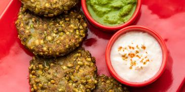 Sprouts And Spring Onion Tikki Recipe (Diabetic Friendly)