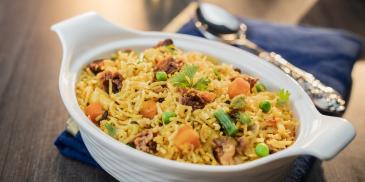 Vegetable Badi Biryani Recipe