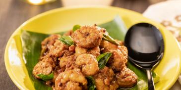 Andhra Prawn Iguru Recipe