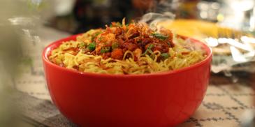 MAGGI Chicken Biryani Noodles Recipe