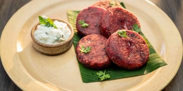 Beetroot Poriyal Tikki Recipe