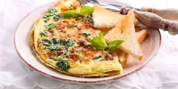 Frittata (Cheesy Capsicum Omlette) Recipe