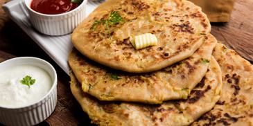 Dal Panchmel Parantha Recipe