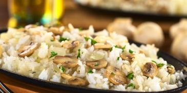 Chilli Mushroom Fried Rice Recipe