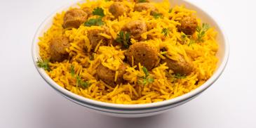 Dum Soya Biryani Recipe