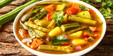 Vegetable Sambhar Recipe (Diabetic Friendly)