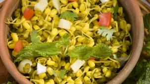 Sprouted Moong And Corn Sabji Recipe (Diabetic Friendly)